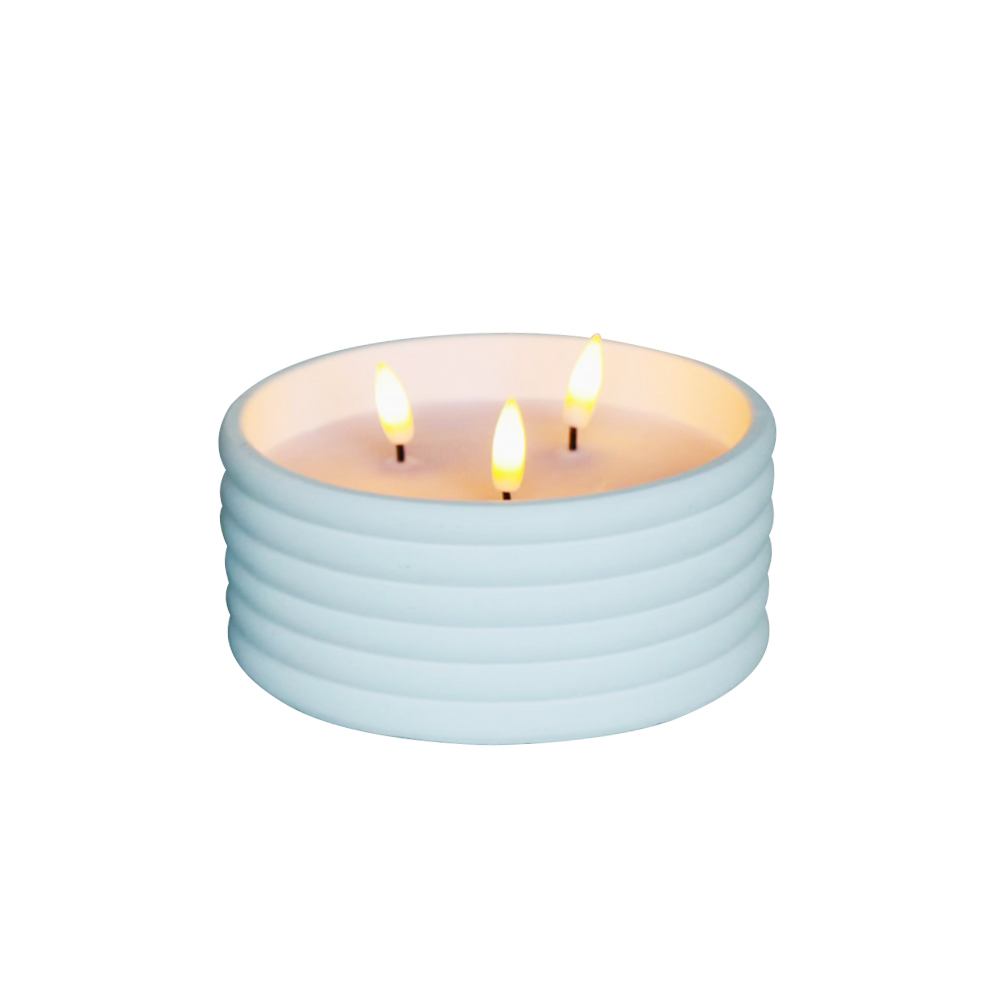 LED Cement 3D Elektronik Wick Candle untuk Dekorasi Rumah