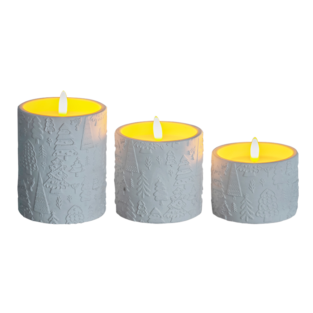 LED Lilin Design Cilinder Design Electronic Sustainable Electronic Look