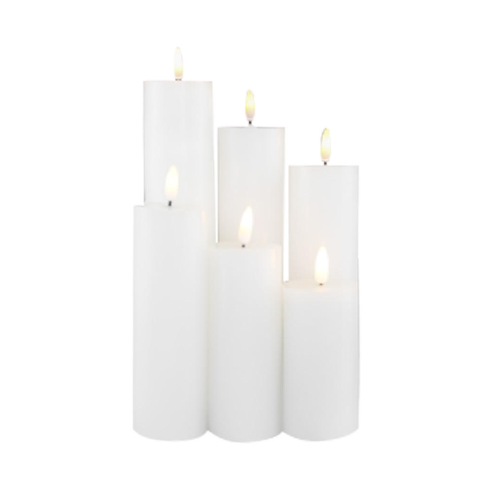 Lilin dekoratif LED api 3D
